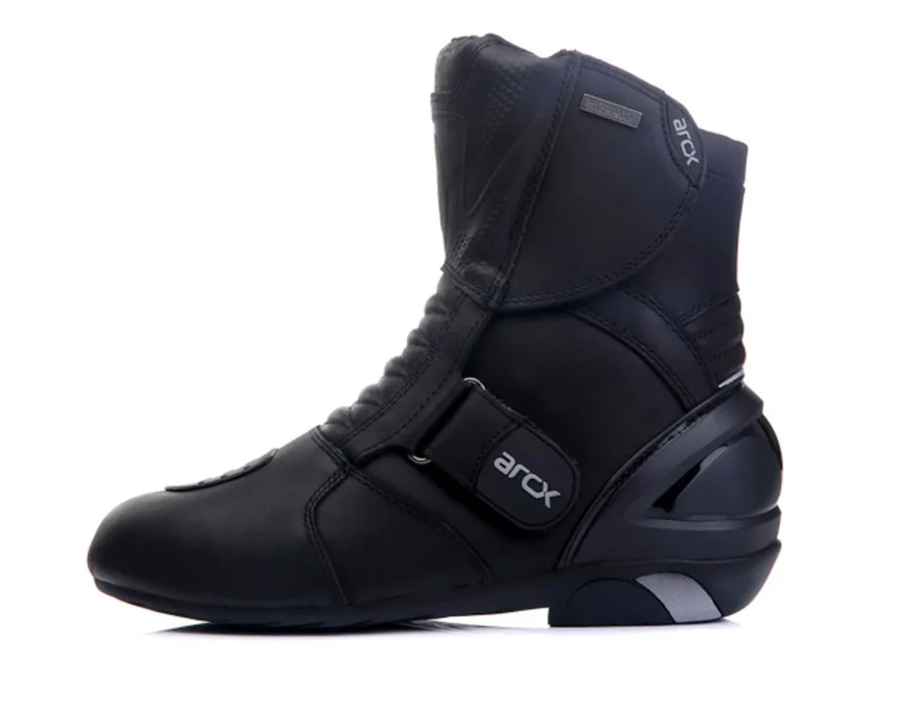 Новинка ARCX мотоциклетные водонепроницаемые ботинки из натуральной кожи