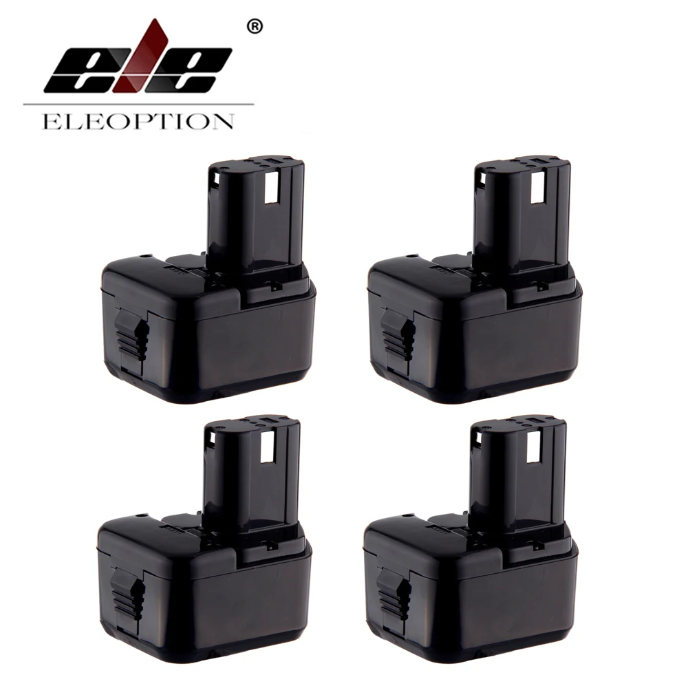 ELEOPTION 4 шт. 12 В 3.0Ah 3000 мАч Ni-MH Батарея Замена Мощность инструмент Аккумуляторная