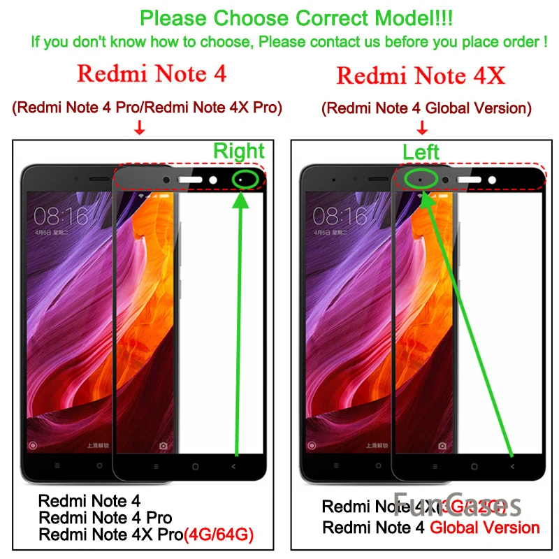 Закаленное Стекло для Xiaomi Redmi 4x Примечание 4X5/Note 4 чехол Защитный xiomi xaomi Note 5 Pro S2 4A