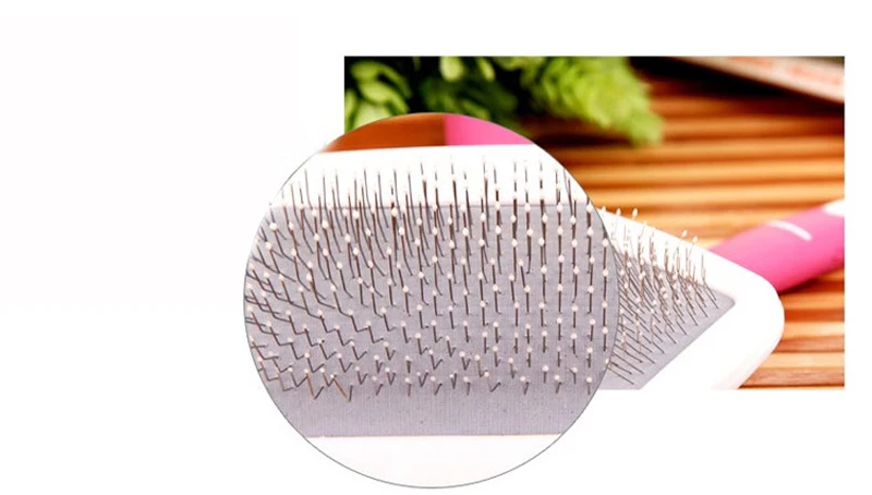 Щетка для домашних животных самоочищающаяся расческа для собак самоуход щетка для кошек Расческа Щетка для удаления волос для домашних животных продукт для домашних животных синий розовый инструменты для чистки домашних животных