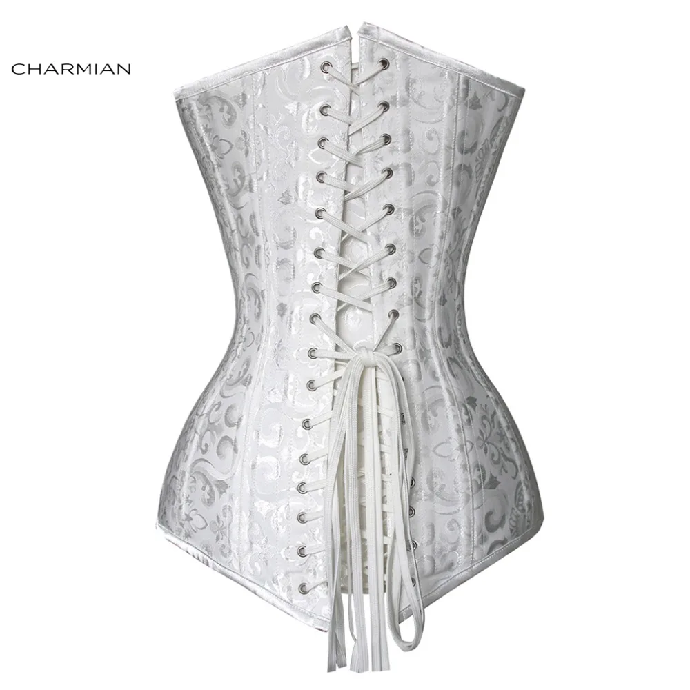 Корсет для коррекции талии Charmian удлиненный корсет с двойными косточками 26