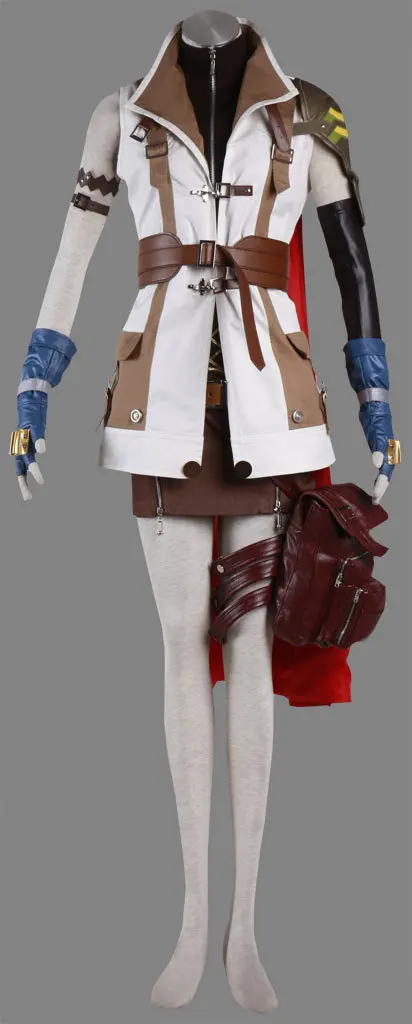 Бесплатная доставка Final Fantasy XIII 13 маскарадный костюм с молнией|Костюмы аниме| |