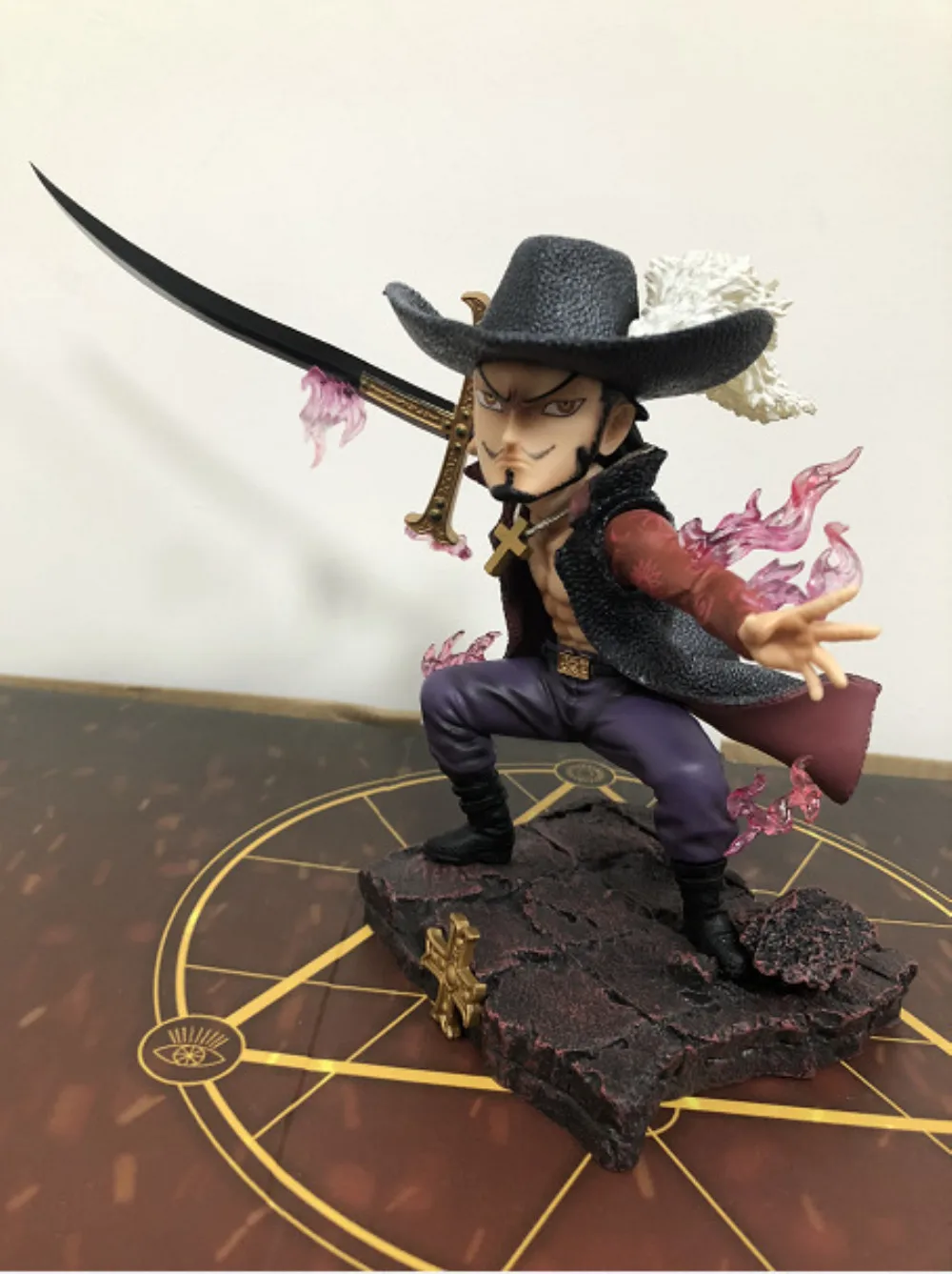 Цельная фигурка Dracule Mihawk GK ПВХ Brinquedos Juguetes Кукла Зоро Джокер Подарок Коллекционные