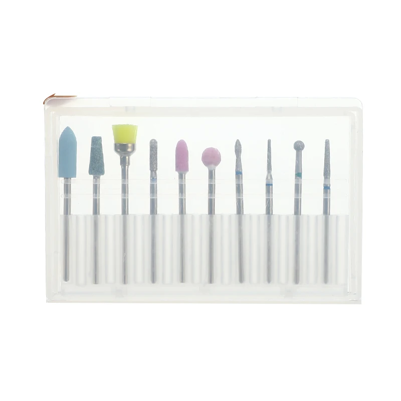 Электрический Маникюрный аппарат для маникюра 10 шт./Корд алмазные пули Гель-лак