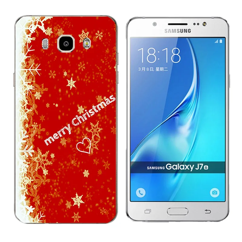 for Samsung Galaxy J7 2016 Case Soft TPU Cover Merry Day Printing Back Silicon Phone Cases J710 J710F J710M Coque |