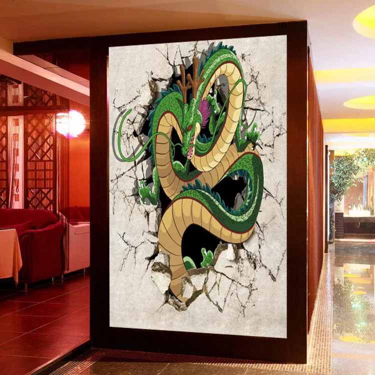 3D дракон фото обои Жемчуг дракона на заказ японского аниме настенная для