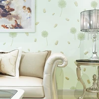 modern non woven wallpaper 3d dandelion garden warm bedroom living room tv background kids wall paper roll