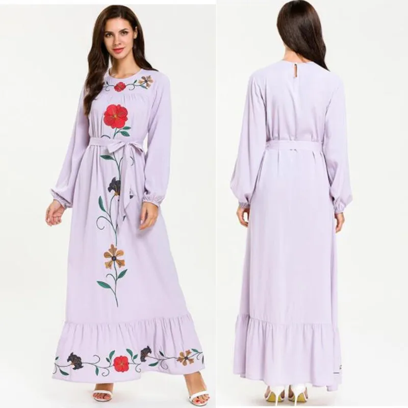 Кафтан халат Дубай абайя Турция исламский мусульманский хиджаб платье Caftan Marocain