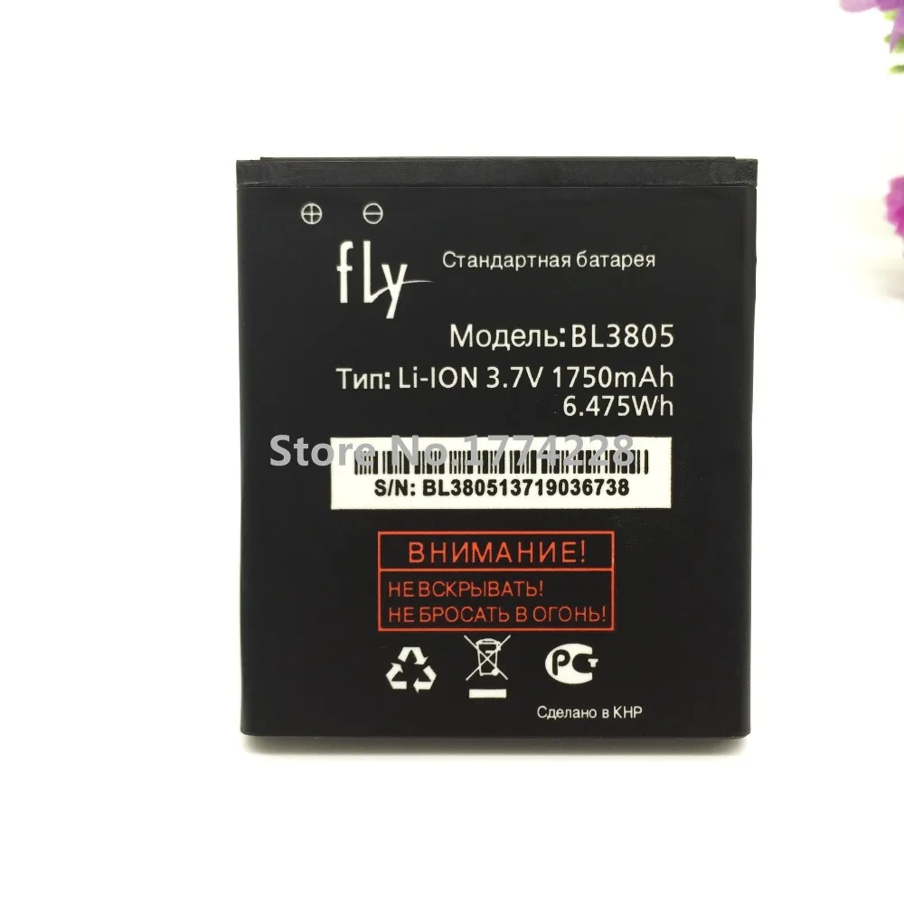 Аккумулятор MLLSE BL3805 1750 мАч для мобильного телефона FLY BL3855 IQ4402 IQ4404|battery for|battery for
