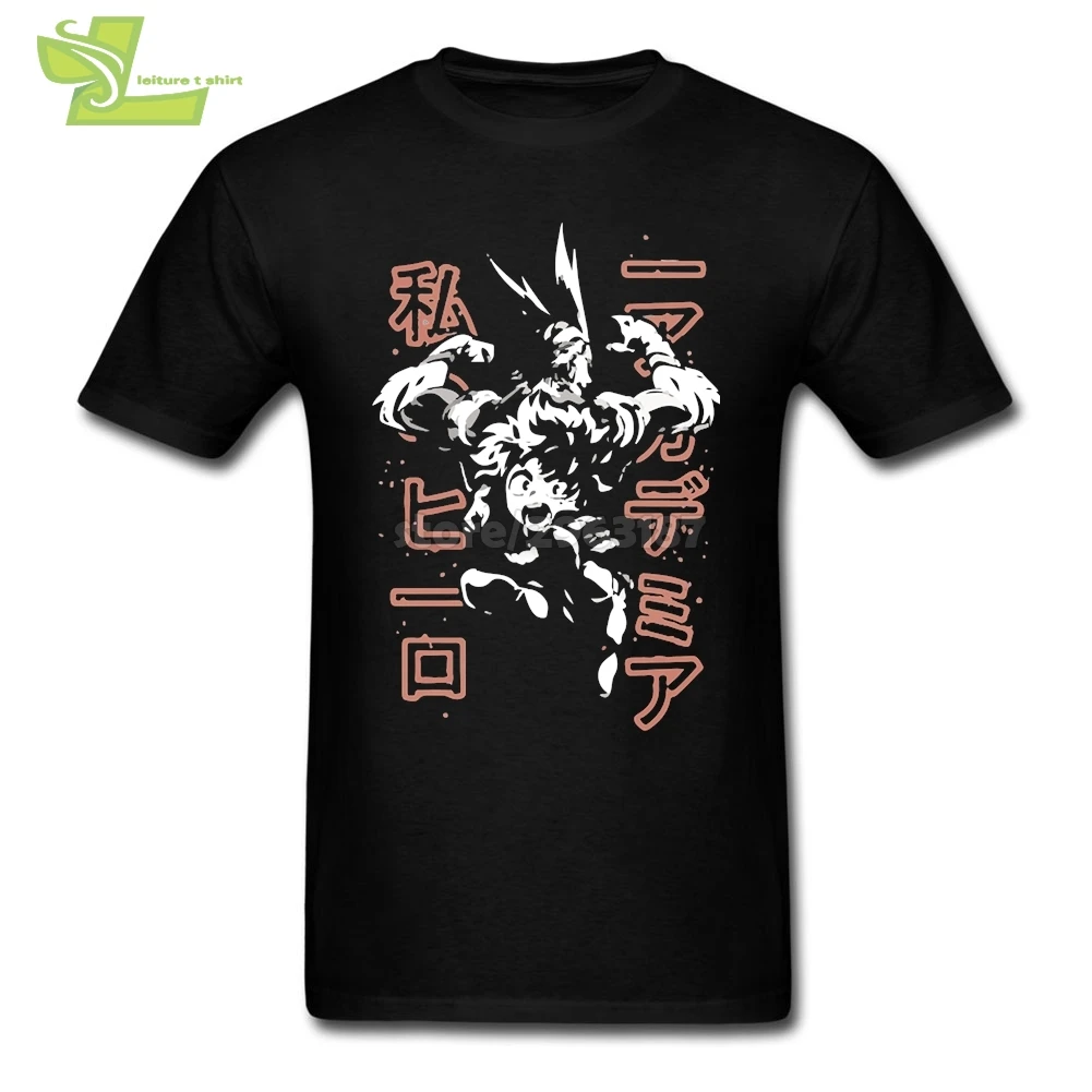 My Hero Academia Plain T Shirts Man Slim Fit Short Sleeve Geek | Мужская одежда