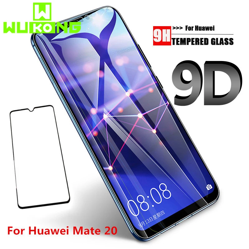 WuKong 9D полное покрытие полностью клеевой экран протектор для Huawei Mate 20 Lite 10 Pro