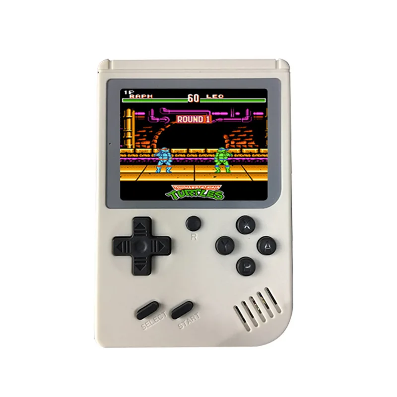 White Coolbaby RS-6A Ретро Портативный мини портативная игровая консоль Gameboy 8-битный ЖК-дисплей детская Цвет ТВ игровой плеер встроенный 168 игр - Цвет: White