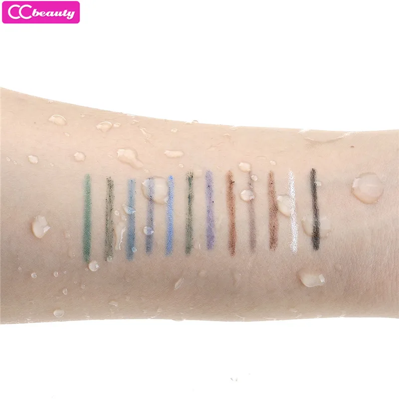CC Красота оптовая продажа 12 Цвет макияж подводка для глаз Liquid Eye Liner карандашом