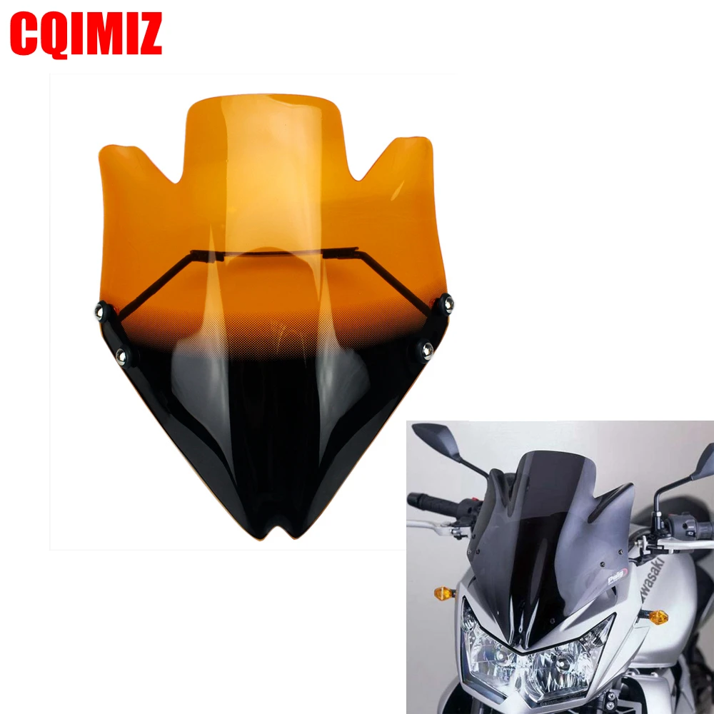Лобовое стекло мотоцикла для Kawasaki Z750 Z750R 2007 2012 черный ветровой отражатель 4 вида