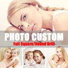 Алмазная живопись, картина с квадратнымикруглыми стразами 5D сделай сам по фото, для домашнего декора