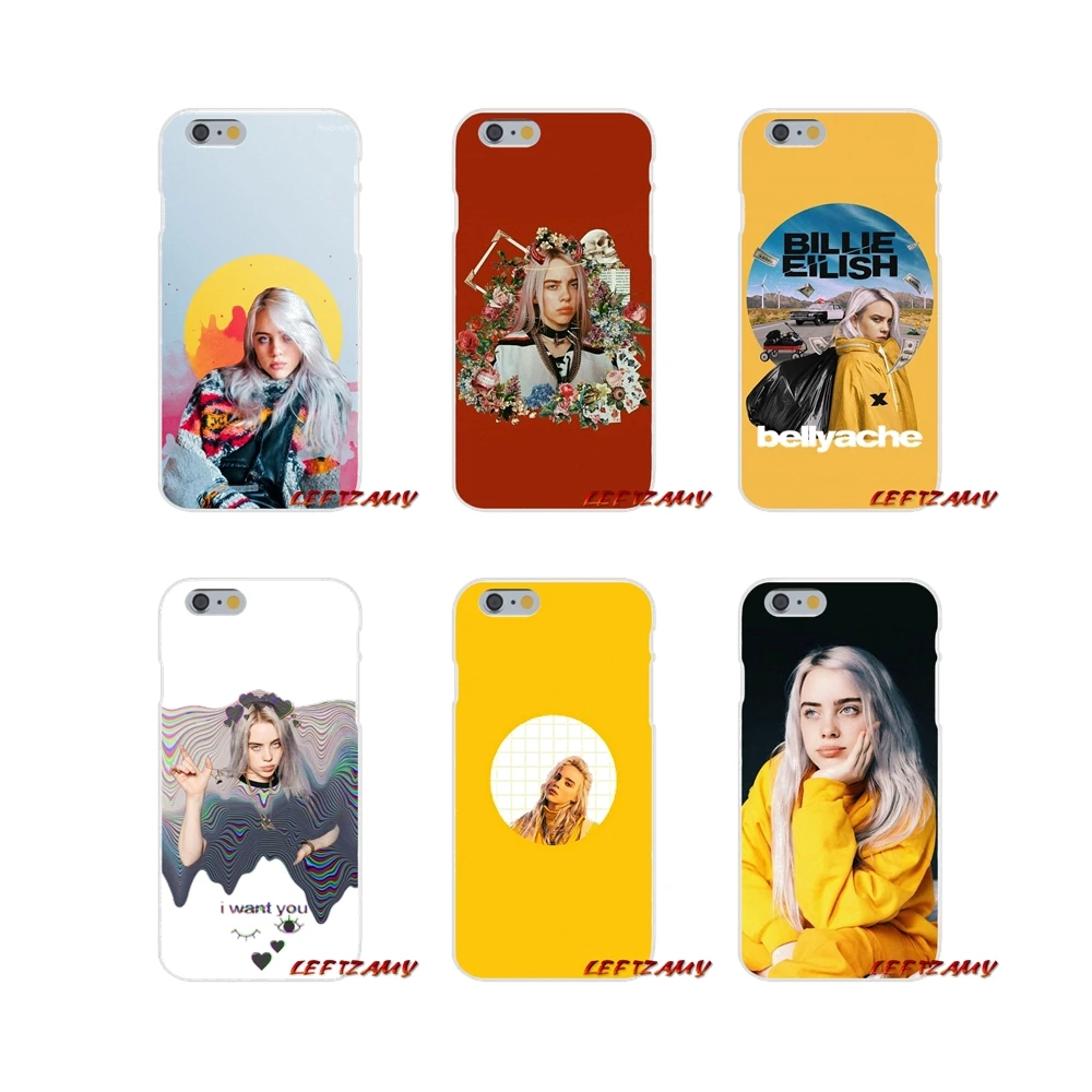 Billie Eilish аксессуары для музыкальной певицы чехлы телефонов Samsung Galaxy S4 S5 MINI S6 S7 edge S8