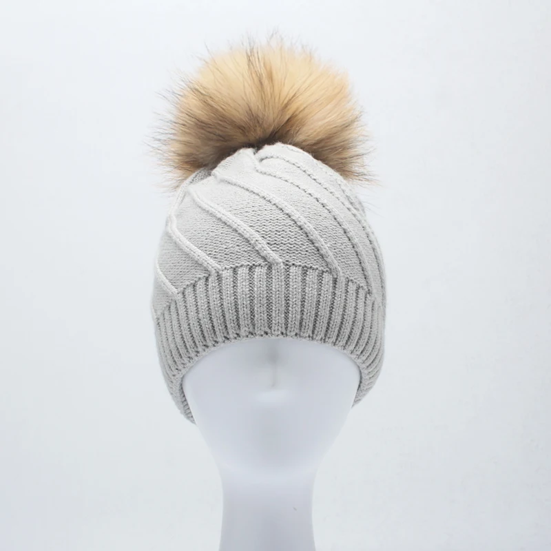 Женские зимние шапки из натурального меха енота пом Англичане шапочки шляпа