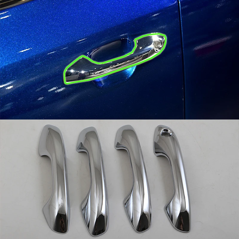 4 шт. хромированные накладки на дверные ручки для Kia K2/Rio 2017 | Автомобили и