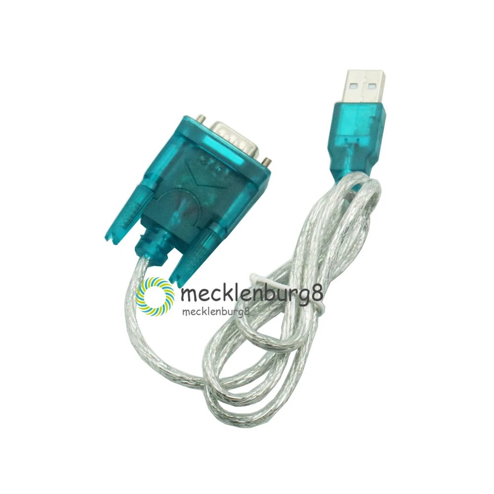 10 шт. CH340 USB порты и разъемы RS232 COM последовательный 9 контактный кабель адаптера DB9
