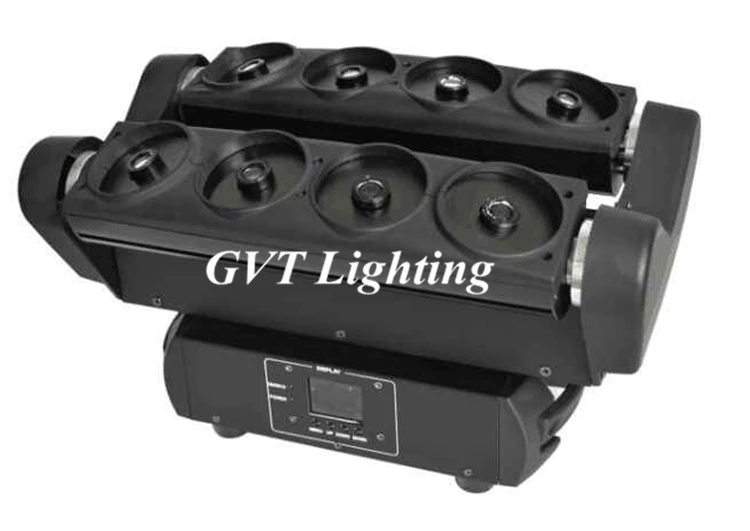 Новинка RGB светодиодный светильник паук s движущаяся головка лазерный dmx512