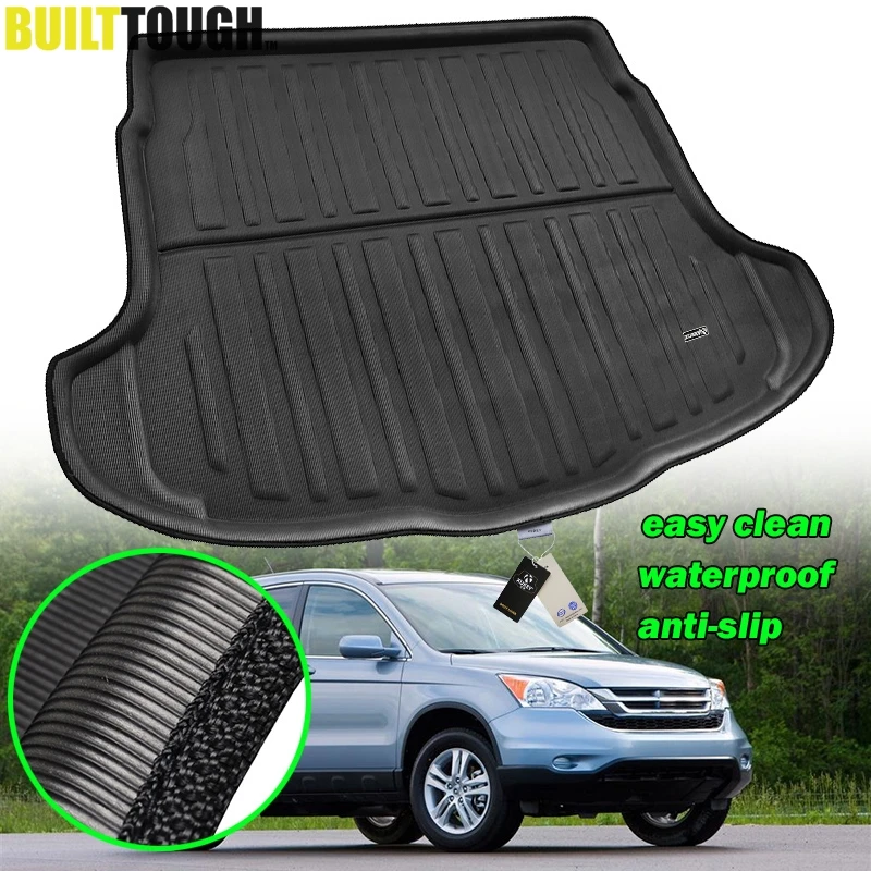 Фото Аксессуары для Honda CR-V CRV 2007 2008 2009 2010 2011 коврик для багажника заднего автомобиля, коврик для багажника, напольный лоток, грязезащитный ковер №1