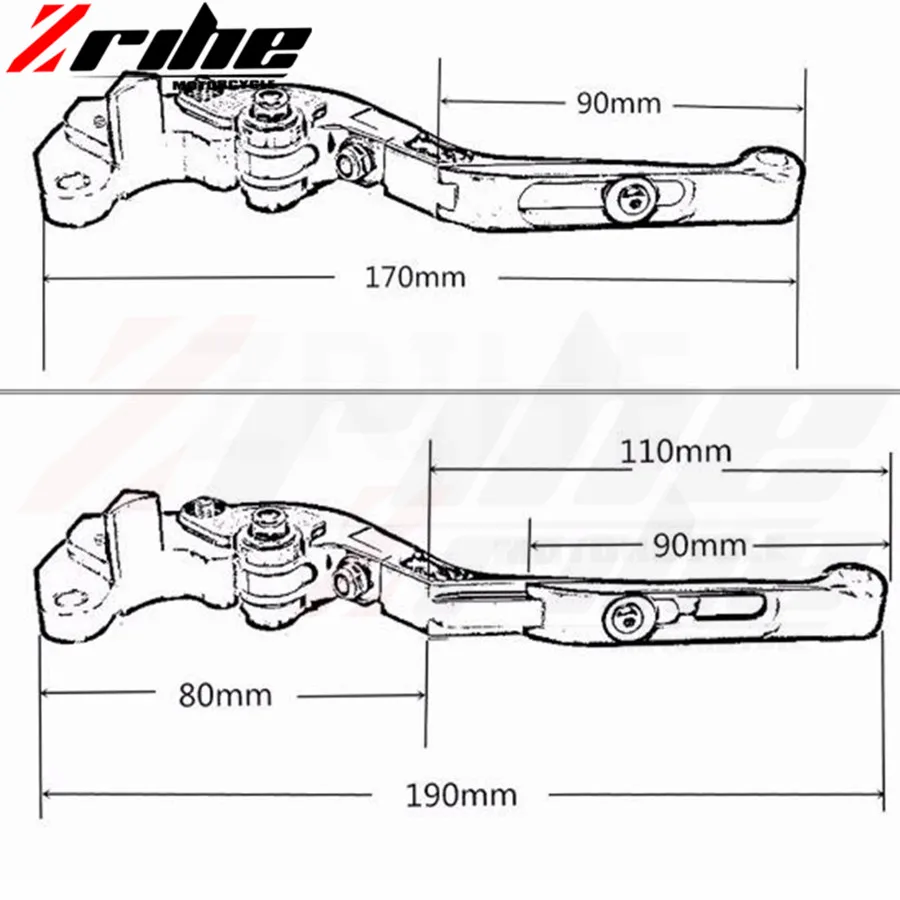 For YAMAHA MT-09 MT09 MT 09 Tracer 2014-2015 14 15 Motorcycle Accessories aluminum Folding Extendable Brake Clutch Levers | Автомобили и
