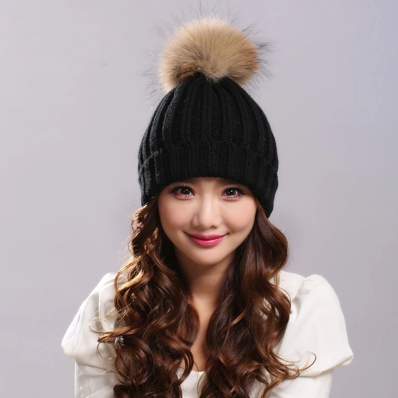 2017 зимние брендовые новые цветные шапки шерстяная вязаная шапка с помпонами из