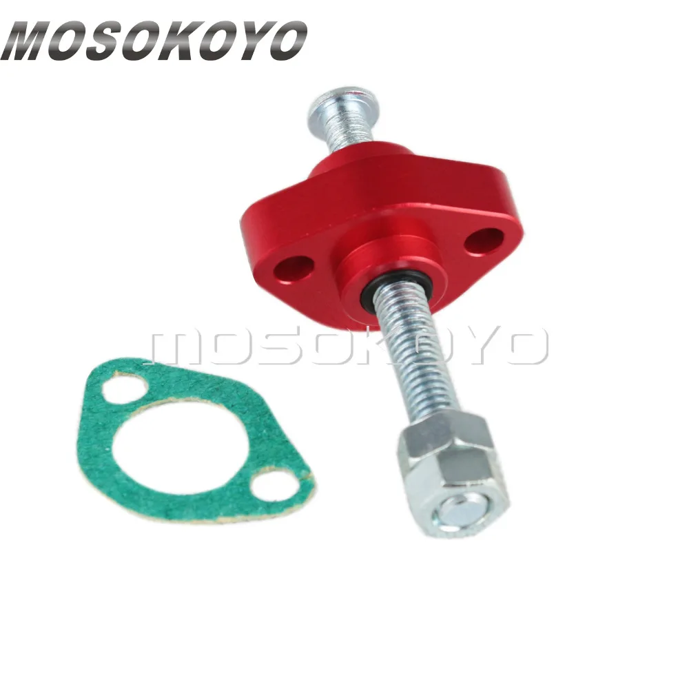 Черный мотоцикл ATV уличный Велосипед ручной натяжитель цепи для Honda VF 750c VTR 1000 TRX 250