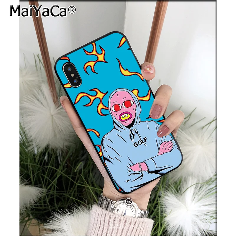 MaiYaCa Тайлер the creator Golf bees Силиконовый ТПУ мягкий черный чехол для телефона Apple iPhone 8