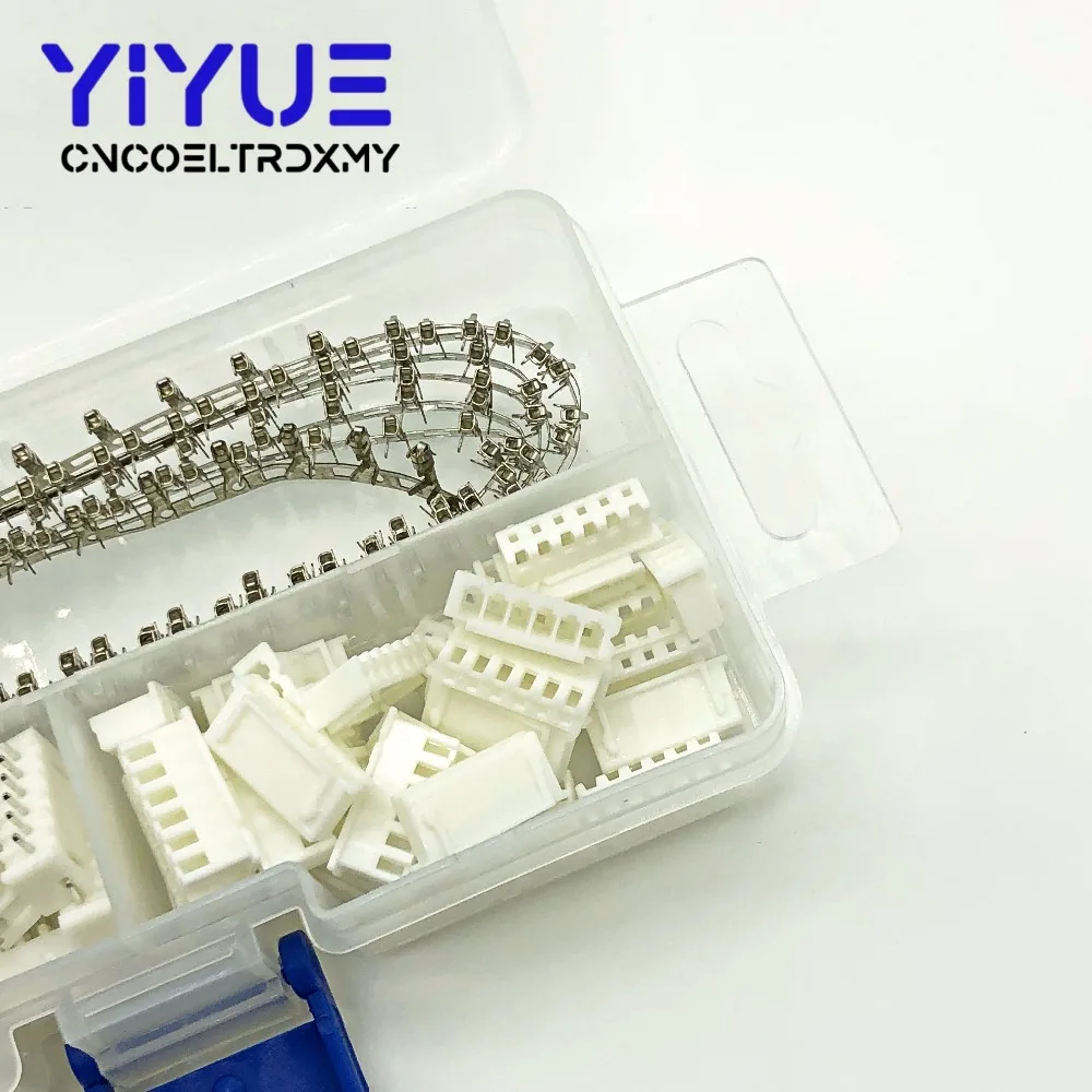 240 шт/30 комплектов XH2.54 6pin 2 54 мм Шаг клеммный комплект/корпус/штыревой разъем JST