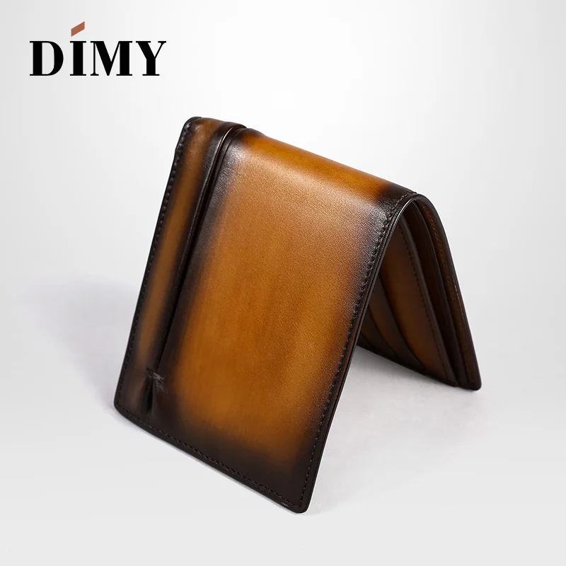 DIMY женская сумка модные кошельки из натуральной кожи складной компактный