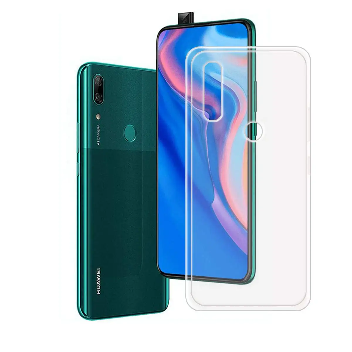 Прозрачный силиконовый чехол для телефона чехол для huawei P Smart Z Мягкий ТПУ Прозрачный чехол 360 защитная задняя панель Y9 Prime PSmart SmartZ Y9Prime гель