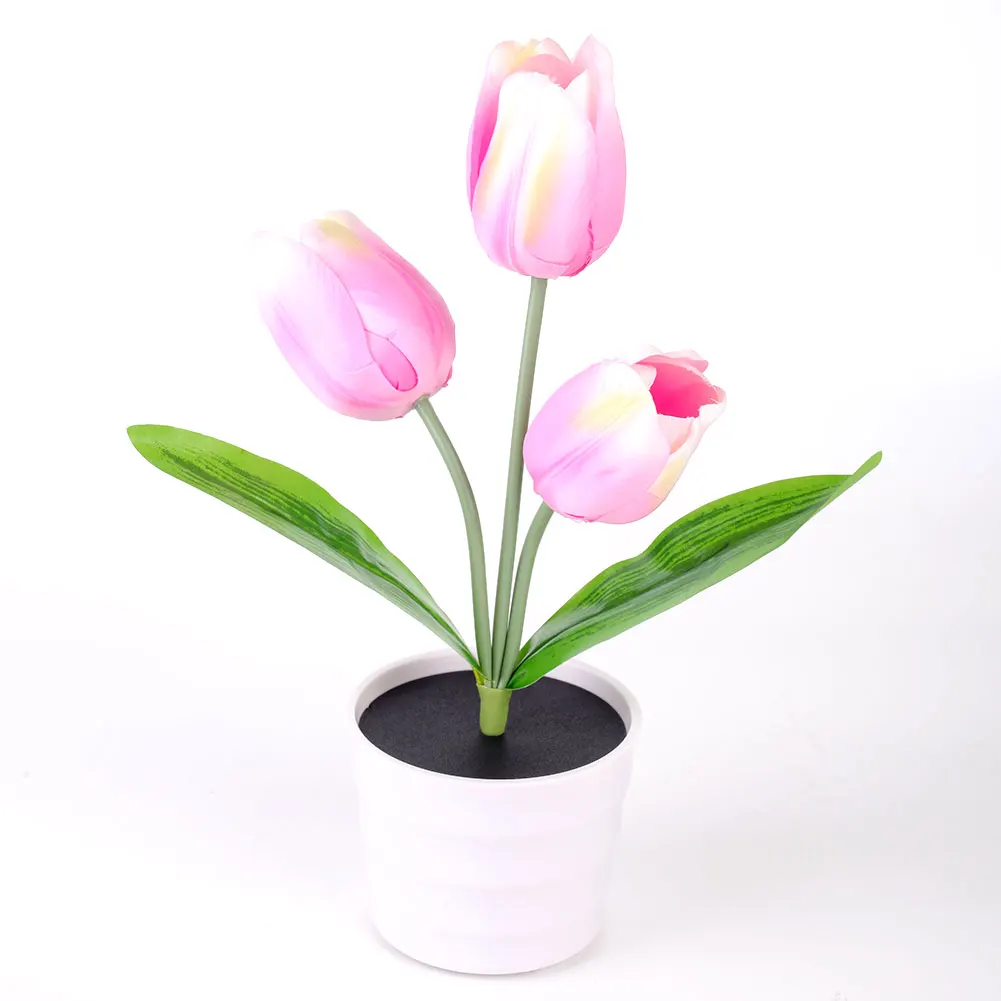 Открытый RGB водостойкий светодиодный солнечный свет искусственный Горшковый