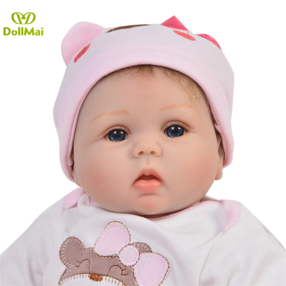Reborn baby alive силиконовые куклы reborn baby 1" 42 см bebes reborn menina bonecas детская Подарочная игрушка кукла