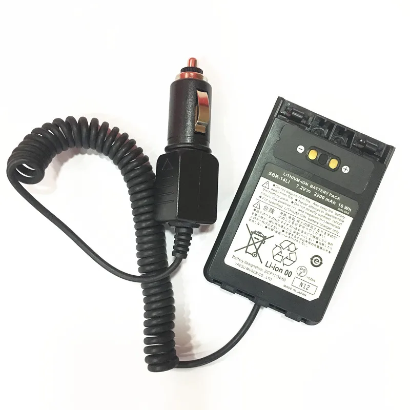 Входное автомобильное зарядное устройство 12 В постоянного тока для Yaesu FT-1DR VX8DR VX8R