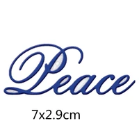 letters peace metal cutting dies stencil for diy scrapbooking photo album embossing paper card making decorative crafts die cuts