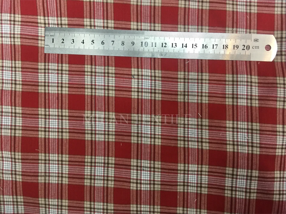 M &amp L 100 см x 145 1 метр шотландский 100% хлопок плед решетки ткань shitt платье ручной