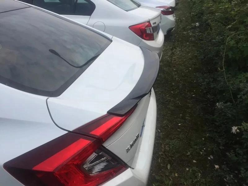 Для Honda Civic задний багажник спойлер ABS пластиковый Неокрашенный праймер цвет автомобиля хвост декоративное крыло