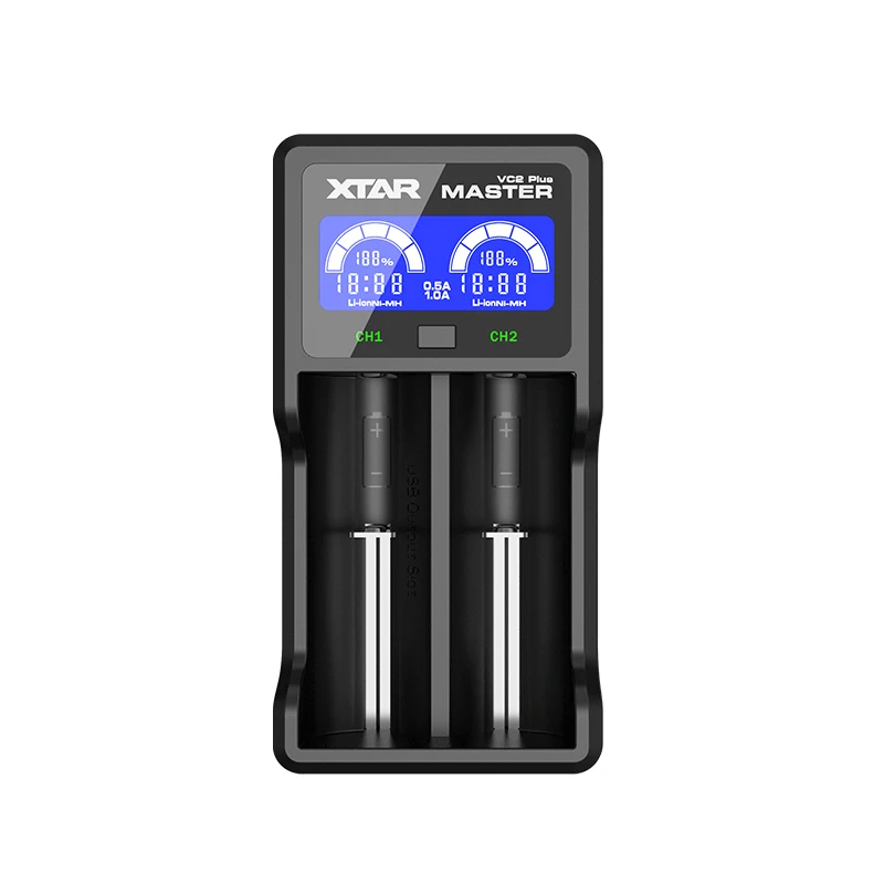 XTAR VC2 VC2 плюс VC4 VC2S VC4S батарея зарядное устройство для 10440/16340/14500/14650/18350/18500/18650/18700/21700/20700/17500