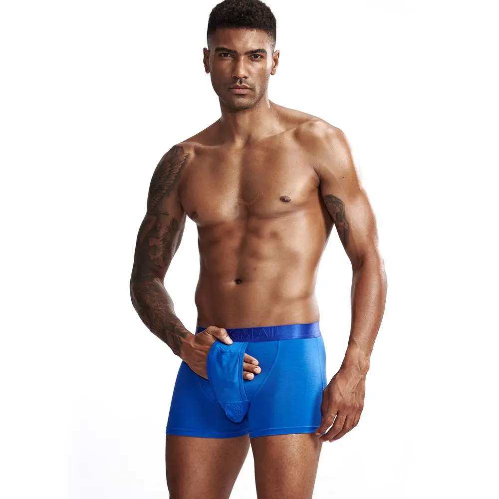 JOCKMAIL, боксеры, мужское нижнее белье, мешочек для пениса, тоннель, отверстие, Мошонка, капсула, функция для здоровья молодежи, сеульские выпуклые разделительные боксеры