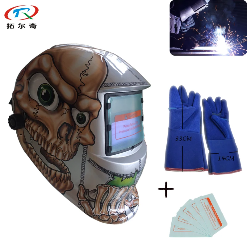 Переводные картинки сварочный шлем высокое качество CR2032 Li аккумулятор замена