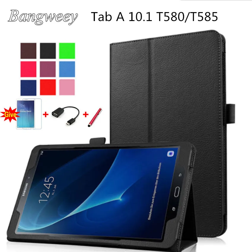 Чехол для Samsung Galaxy Tab A6 10 1 T580 чехол книжка с зернистой фактурой флип из