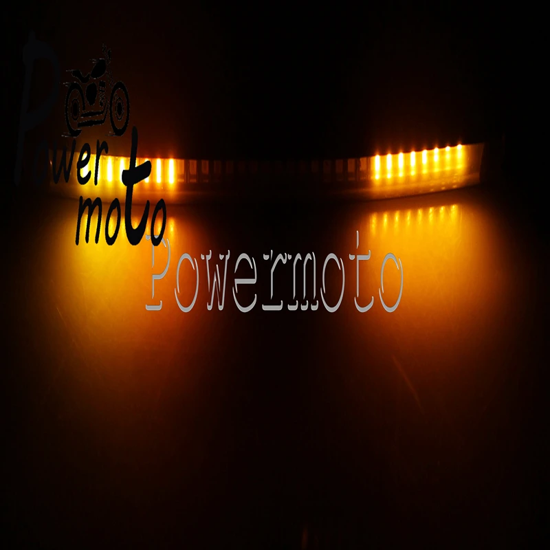 Обруч для заднего сиденья мотоцикла со светодиодной подсветкой тормозной сигнал