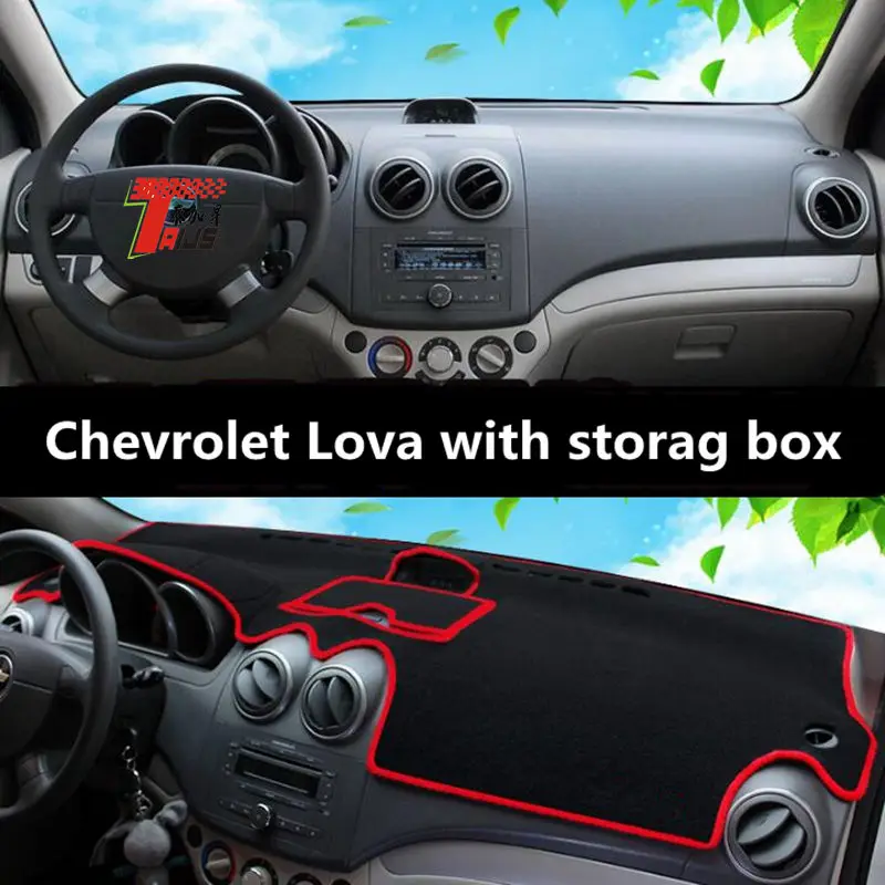 TAIJS левый руль приборной панели автомобиля крышка коврик для CHEVROLET Lova с ящиком