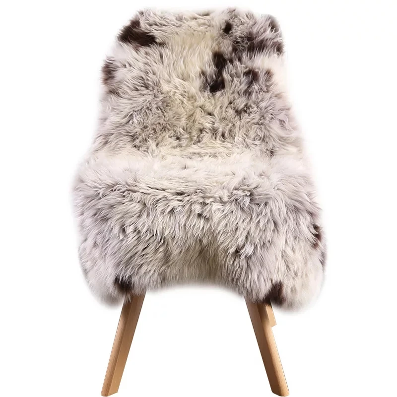 1P натуральный мех овчины ковер природные формы вырез лохматый Новая Зеландия