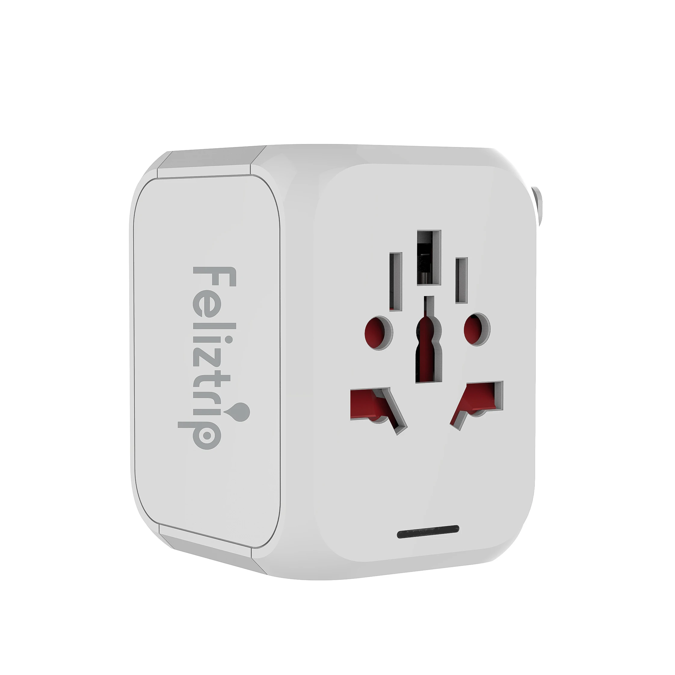 Feliztrip TR 20QC мульти нация и USB адаптер для путешествий QC 3 0 зарядное устройство