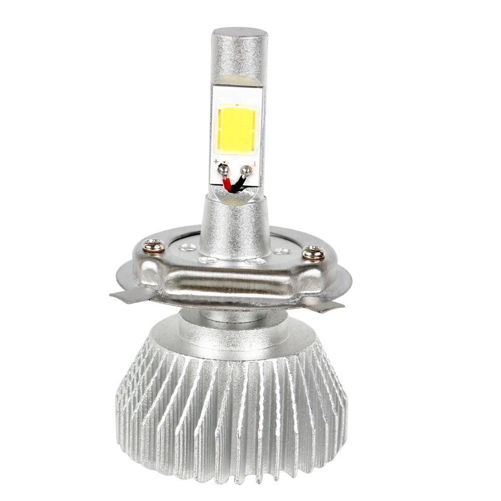 1 пара H4 светодиодный автомобилей головной светильник Высокий Низкий Луч все в