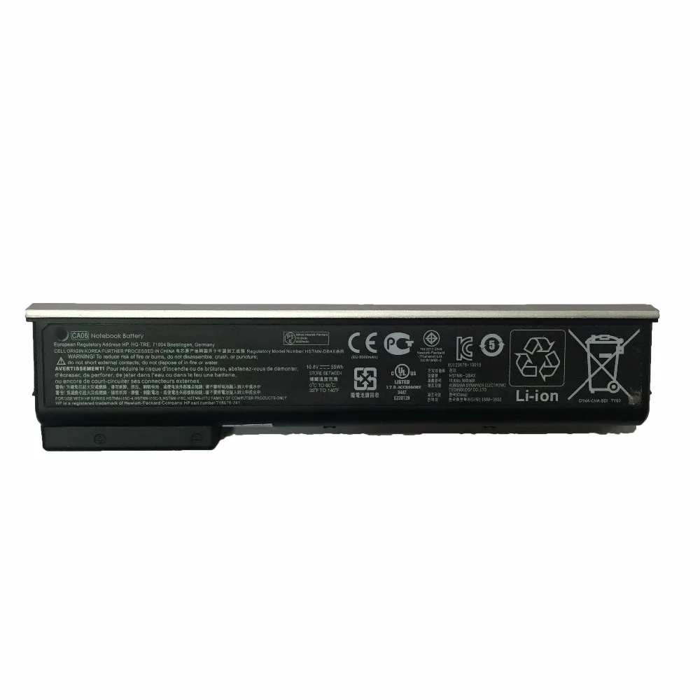 Аккумулятор CA06XL 10 8 В 55 Втч для ноутбуков HP ProBook640 645 655 650 G0 G1 CA09 HSTNN-IB4W HSTNN-DB4Y HSTNN-LB4X |