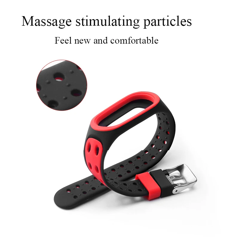 Удобный силиконовый ремешок Boorui mi 3 для xiaomi Band аксессуары с модными цветами и