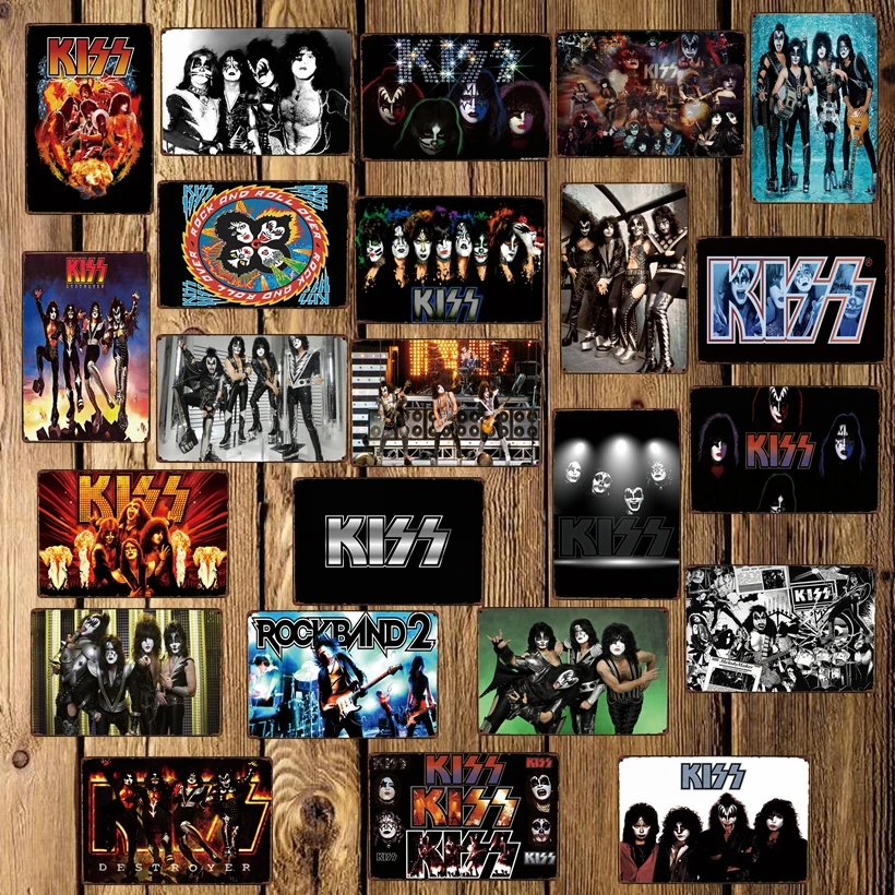 [ WellCraft ] Rock Music Star Metal Sign Posters art Vintage Mural Painting Personality Custom Decor LT-1741 | Дом и сад